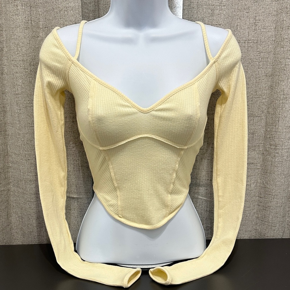 Off-Shoulder Corset Top